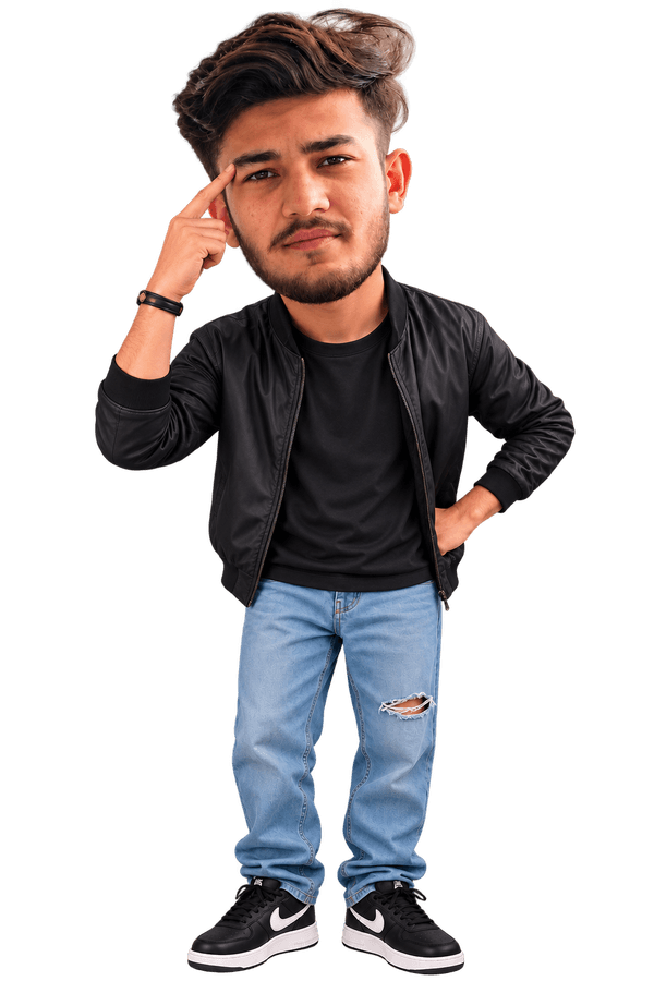 Senior Graphic Designer Caricature